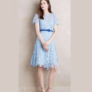 Anthropologie Sylvester Castine Lace Dress, Size 00P (Runs big, can fit size 0)